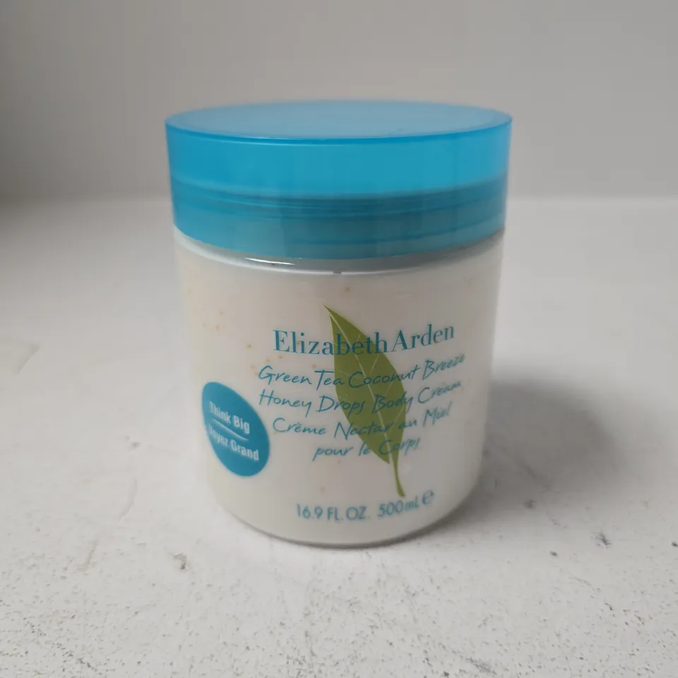 ELIZABETH ARDEN GREEN TEA COCONUT BREEZE HONEY DROP BODY CREAM 500ML