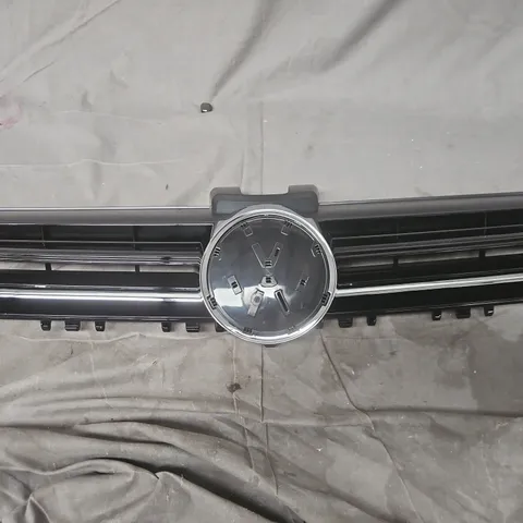 Volkswagen front grille with circular VW badge