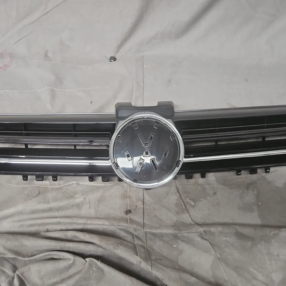 Volkswagen front grille with circular VW badge