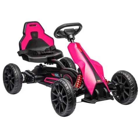 BOXED ELECTRIC RIDE-ON KART - PINK (1 BOX)