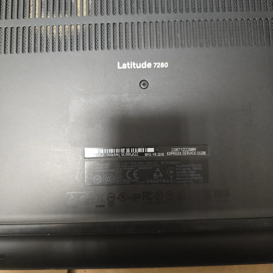 DELL LATITUDE 7280 LAPTOP – I5-6300U, 8GB RAM, 128GB SSD, 12.5" DISPLAY
