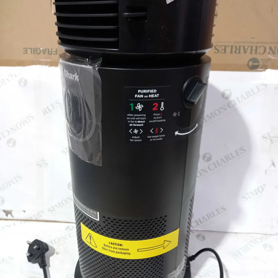 BOXED SHARK 3-IN-1 AIR PURIFIER, HEATER & FAN HC450