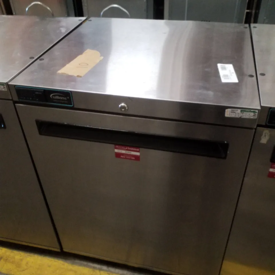 WILLIAMS HA135-SA SINGLE DOOR 135LTR UNDERCOUNTER REFRIGERATOR