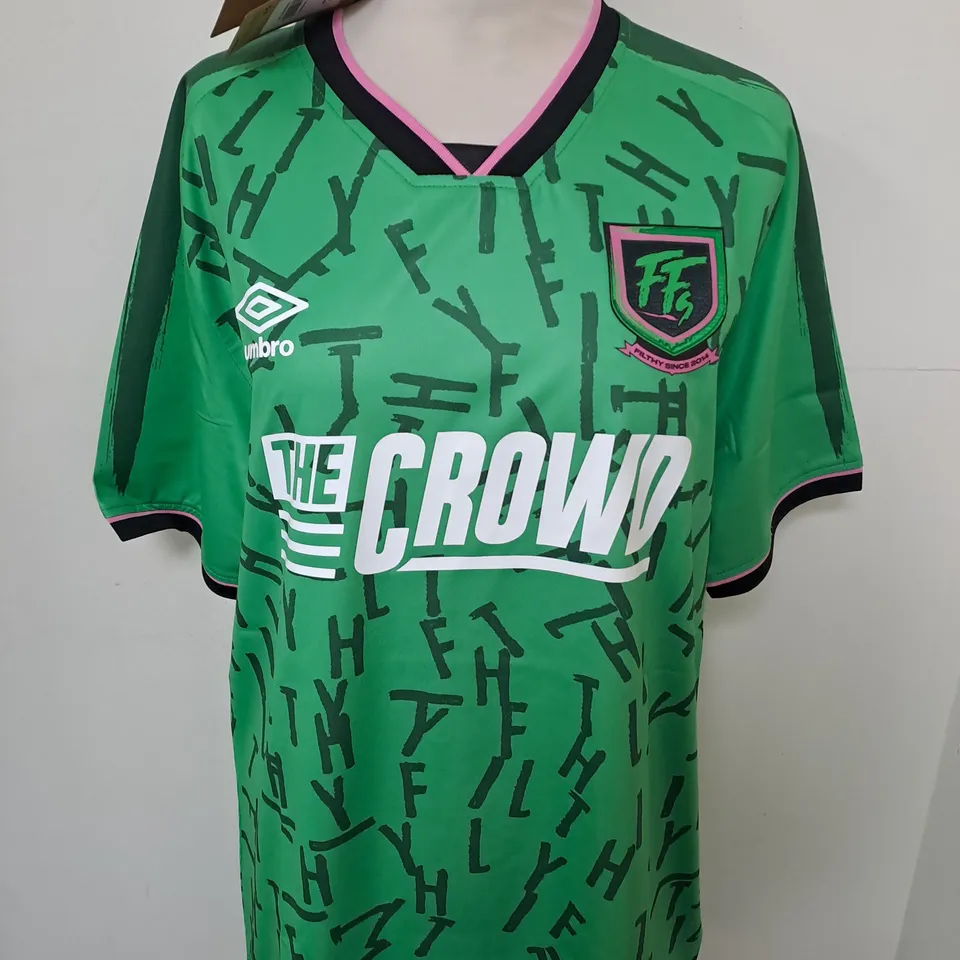 FILTHY FELLAS FOOTBALL SHIRT SIZE L
