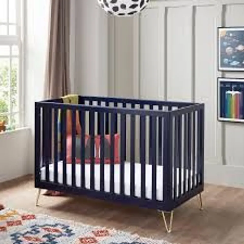 BOXED KIMI COT BED – MIDNIGHT