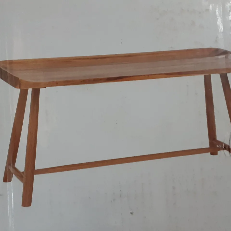 BOXED LOXWOOD DINING BENCH IN OAK - H47 X W95 X D35 CM