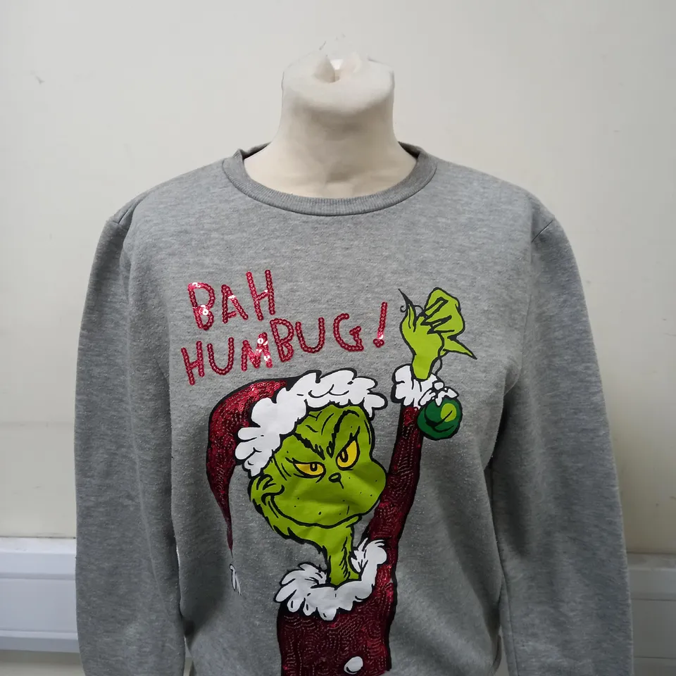 THE GRINCH CHRISTMAS JUMPER SIZE 6/7 YEARS