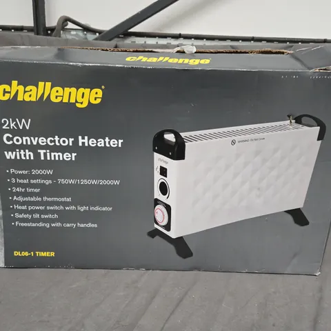 CHALLENGE 2KW CONVECTOR HEATER WITH TIMER