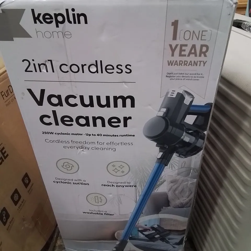 BOXED KEPLIN 2IN1 CORDLESS VACUUM CLEANER 