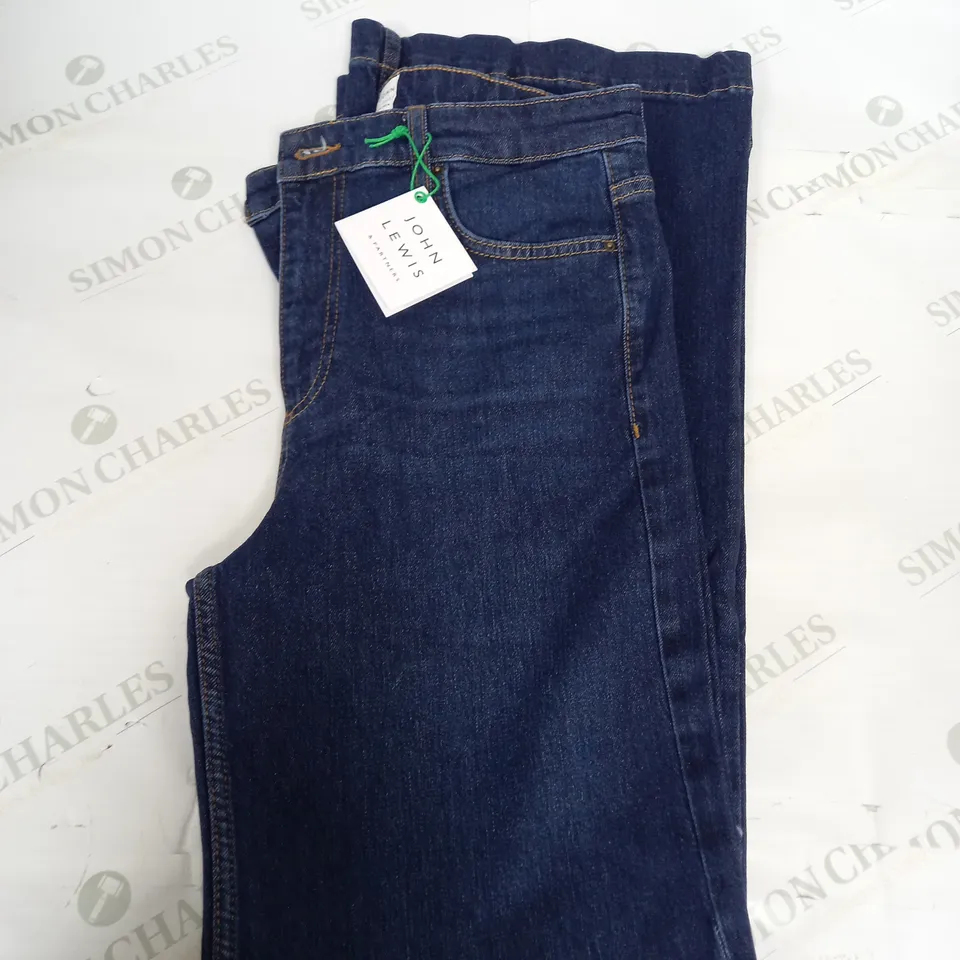 JOHN LEWIS HIGH WAIST DENIM JEANS SIZE 12
