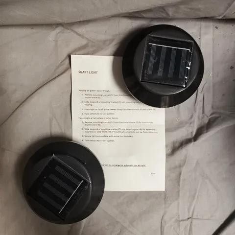 BOXED UNBRANDED SMART LIGHT SOLAR GUTTER LIGHT