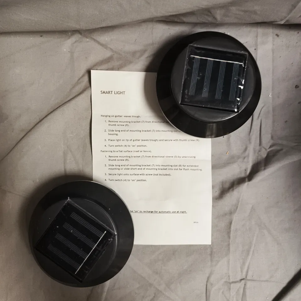 BOXED UNBRANDED SMART LIGHT SOLAR GUTTER LIGHT