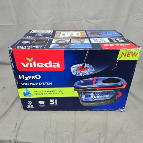 BOXED VILEDA H2PRO SPIN MOP SYSTEM