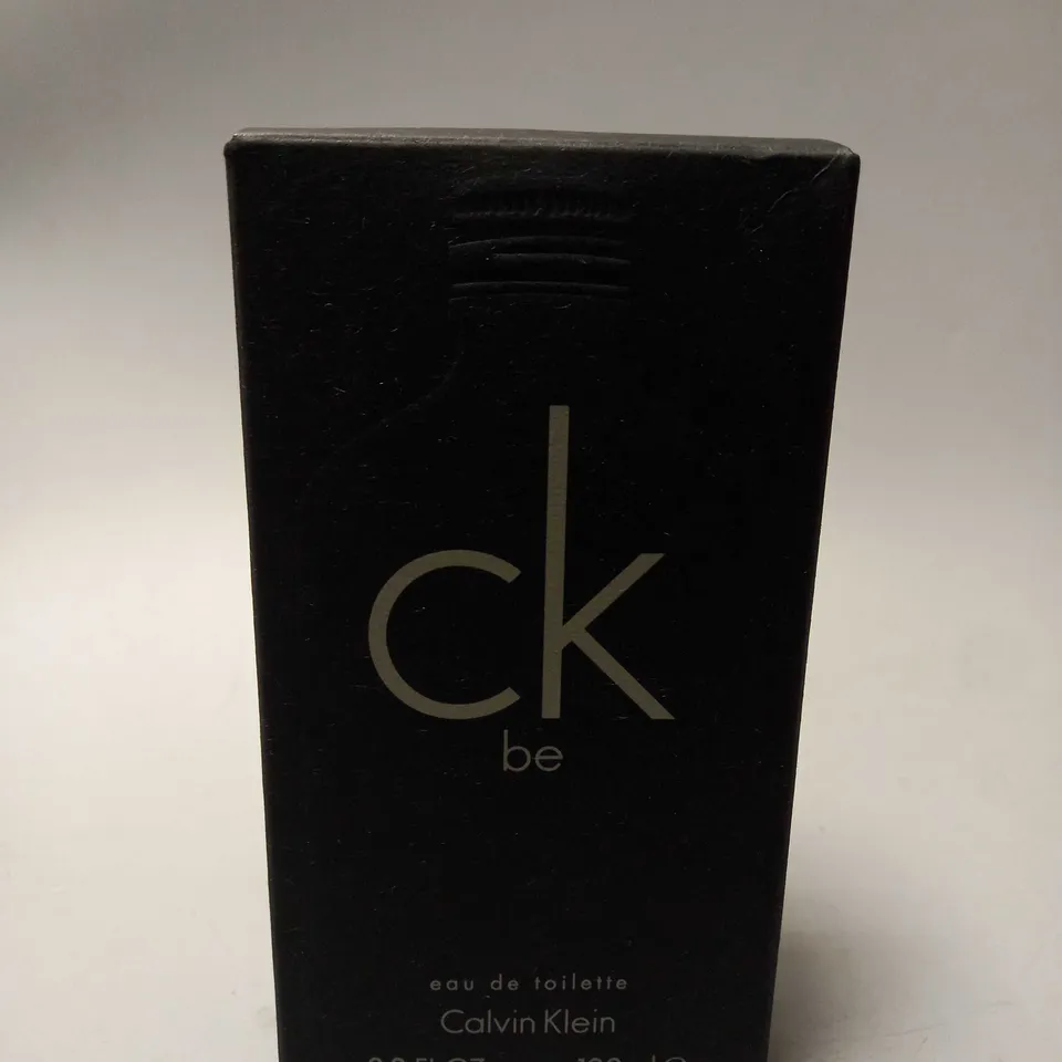 BOXED CALVIN KLEIN CK BE 100ML EAU DE TOILETTE