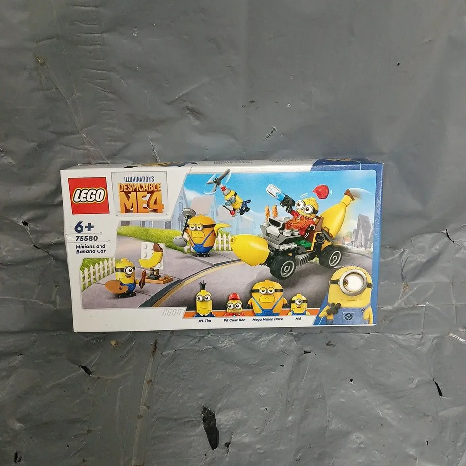 LEGO DISPICABLE ME 4 MINION AND BANANA CAR 75580