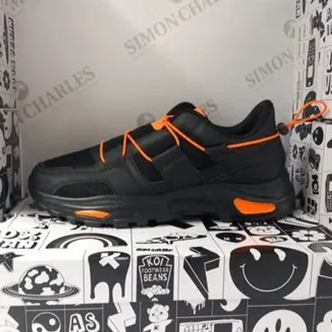 BRAND NEW BOXED PAIR OF KOI UNION ORANGE MEN'S VECTOR TRAINERS SIZE 12