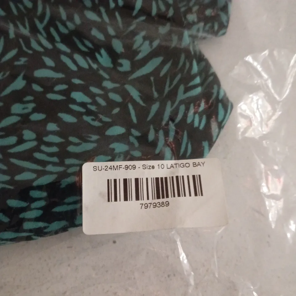 MUDFLOWER WOMEN'S PATTERNED TOP - UK SIZE 10