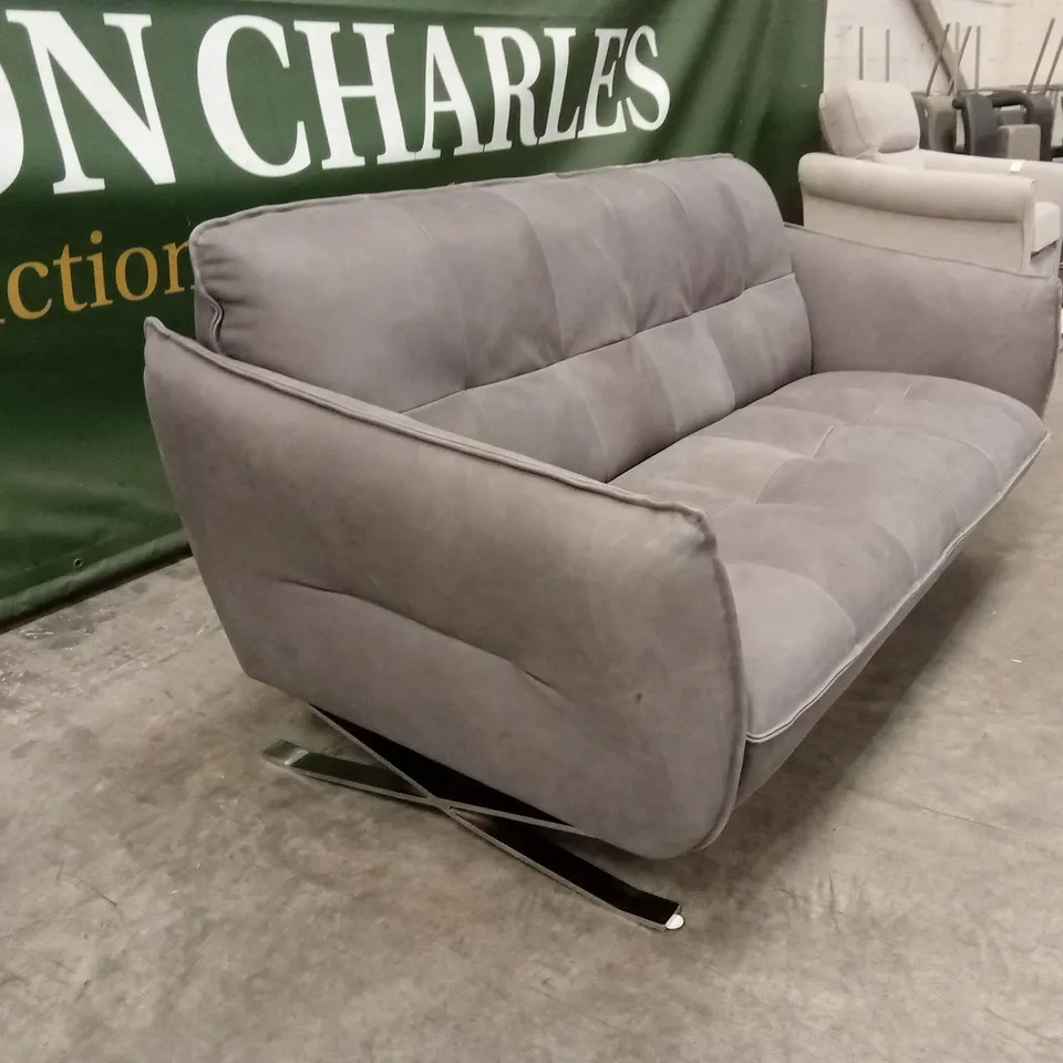 QUALITY DESIGNER ITALIAN MADE SEVILLE 2 SEATER LEATHER SOFA