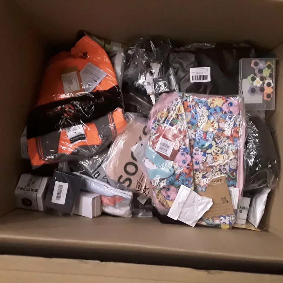 LARGE QUANTITY OF ASSORTED ITEMS TO INCLUDE BEIBEI CHILDREN'S SHOES, MUSICAL JEWLERY BOX AND POKEMON BACK PACK ECT