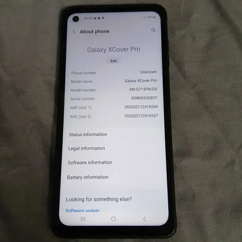 SAMSUNG GALAXY XCOVER PRO
