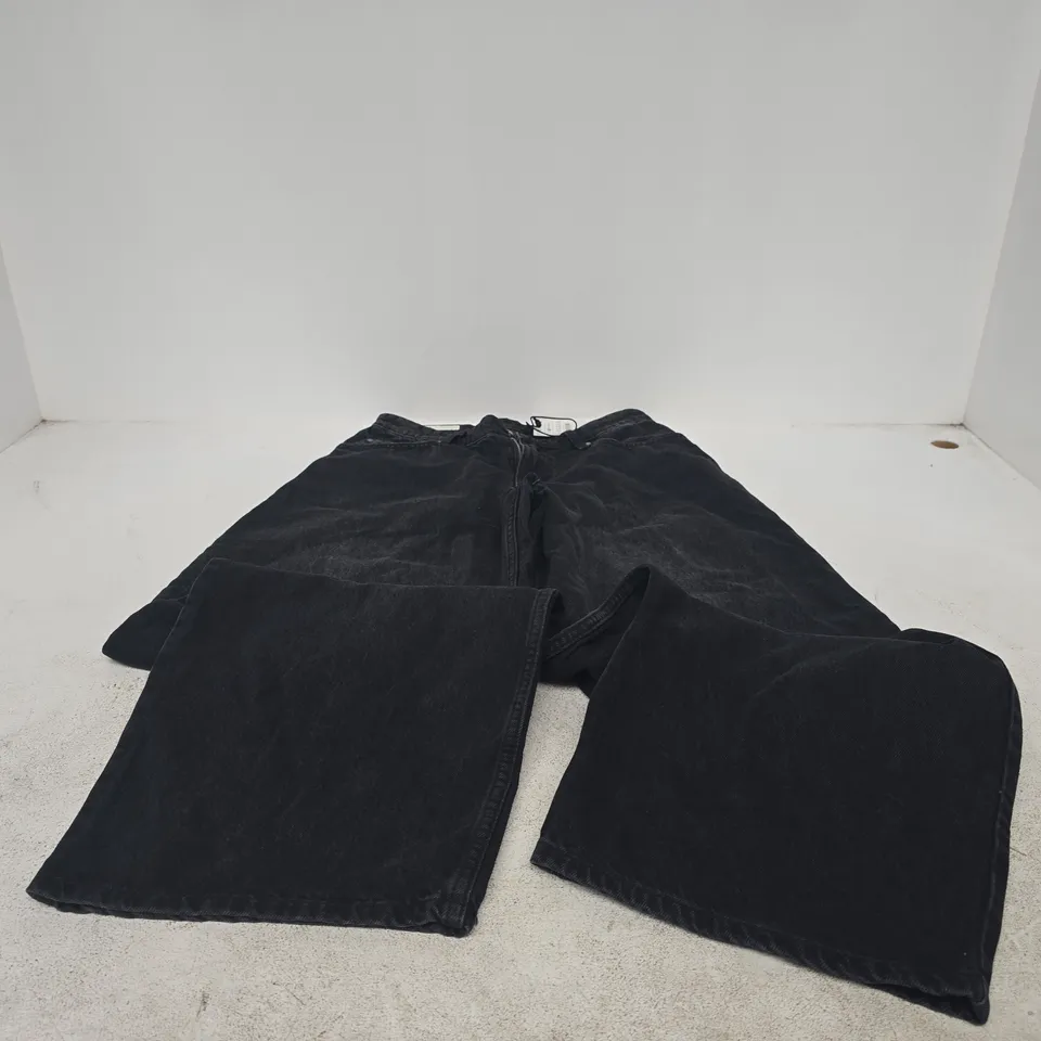 BERSHKA WOMEN'S BLACK DENIM JEANS – EU 36 / UK 8 (TAG ATTACHED)