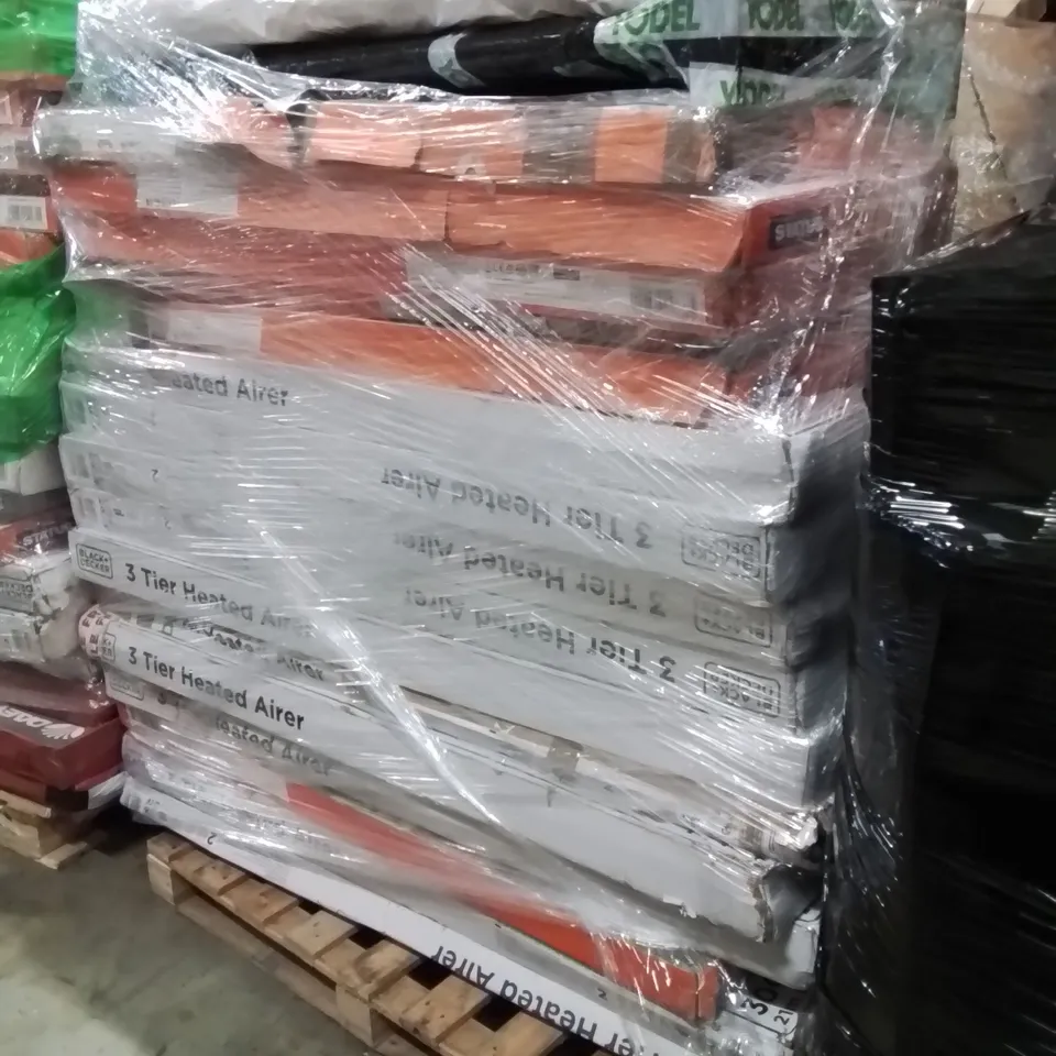 PALLET CONTAINING A LARGE QUANTITY OF 3 TIER HEATED AIRER
