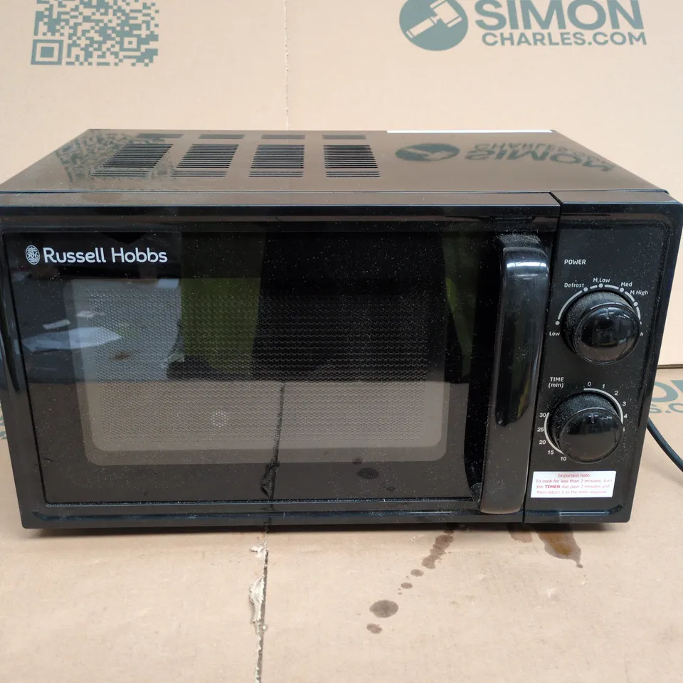 RUSSELL HOBBS MICROWAVE OVEN – BLACK