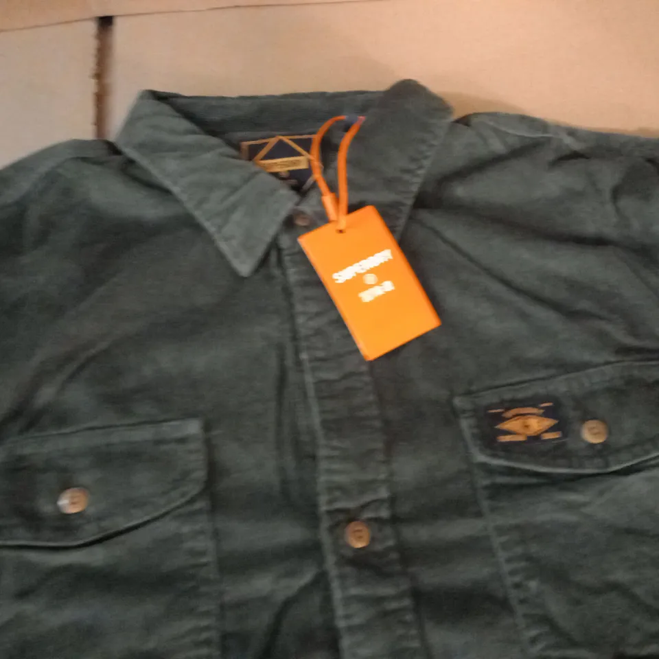 SUPERDRY GREEN TRAILSMAN CODR SHIRT 2XL