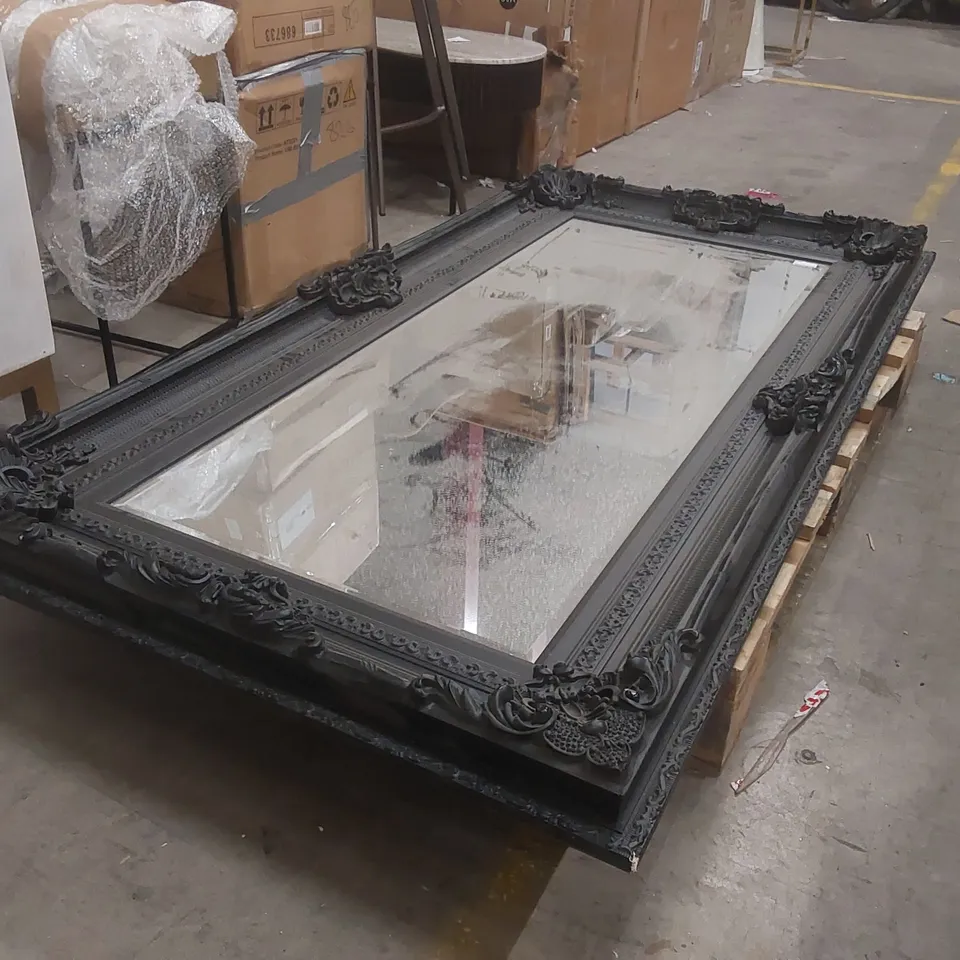 DESIGNER VALOIS LEANER MIRROR - BLACK