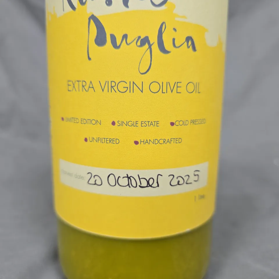 RUSTIC PUGLIA EXTRA VIRGIN OLIVE OIL - 1L