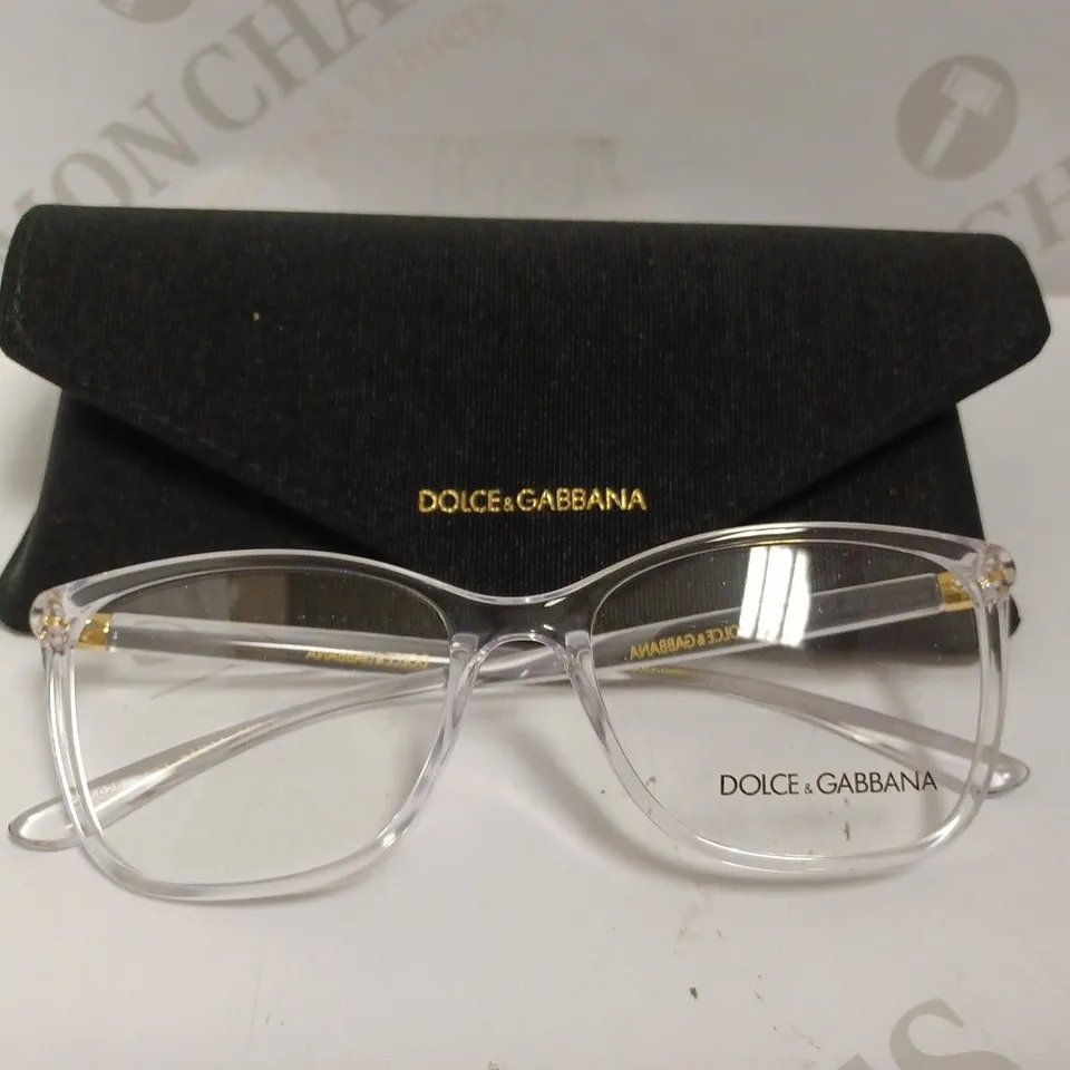 DOLCE & GABBANA CLEAR FASHION GLASSES