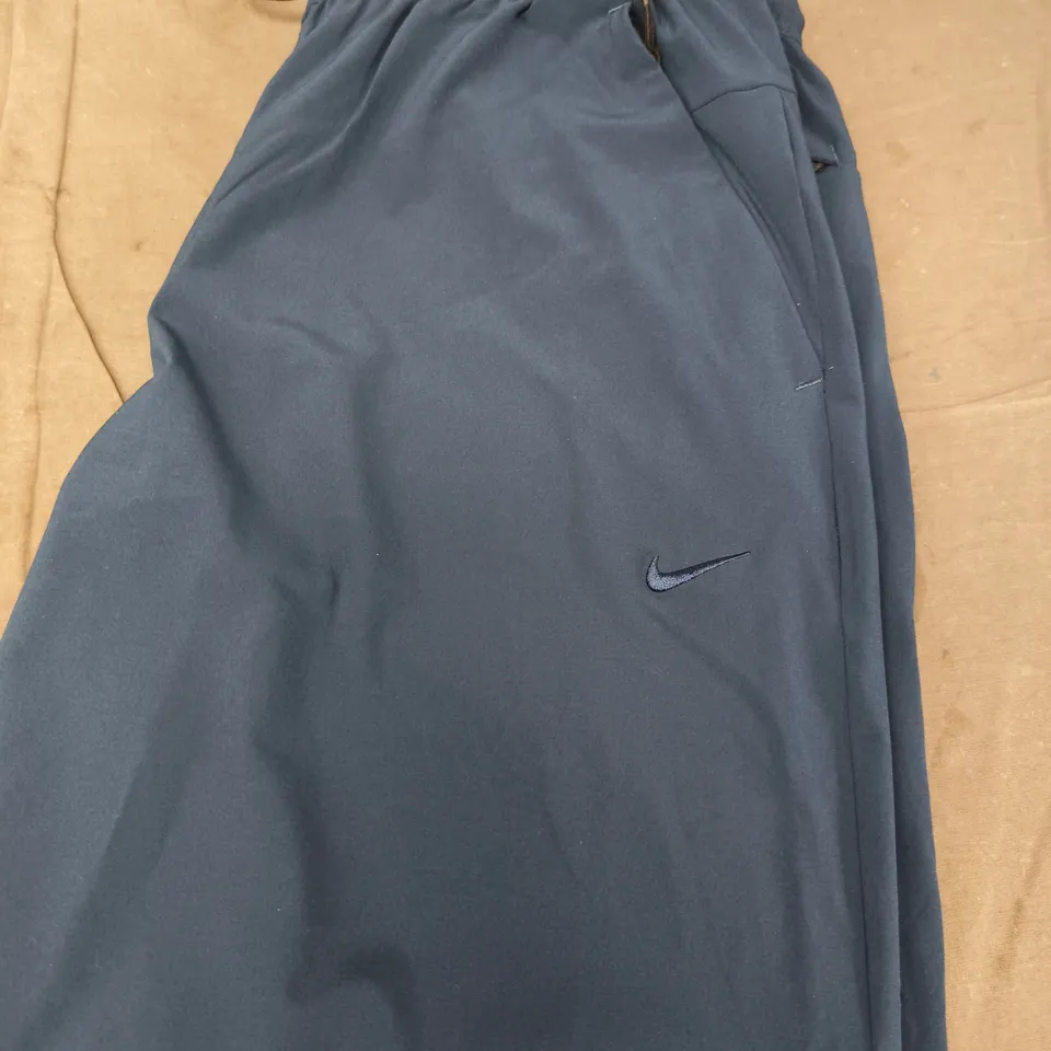 NIKE BLUE MEN'S TRACKSUIT TROUSERS – SIZE L