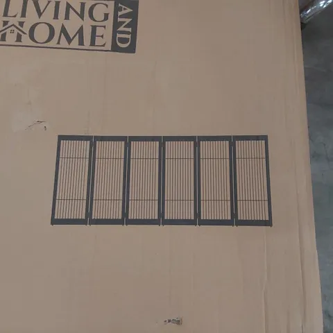 BOXED FREESTANDING METAL FOLDING PET GATE (1 BOX)