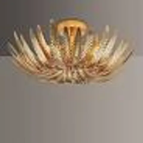 JOHN LEWIS MONSTERRAT SEMI FLUSH SILVER FINISH