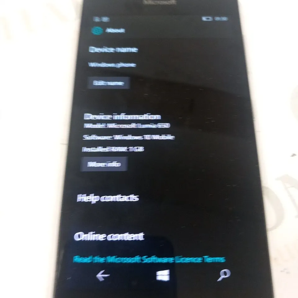 MICROSOFT LUMIA 650 MOBILE PHONE