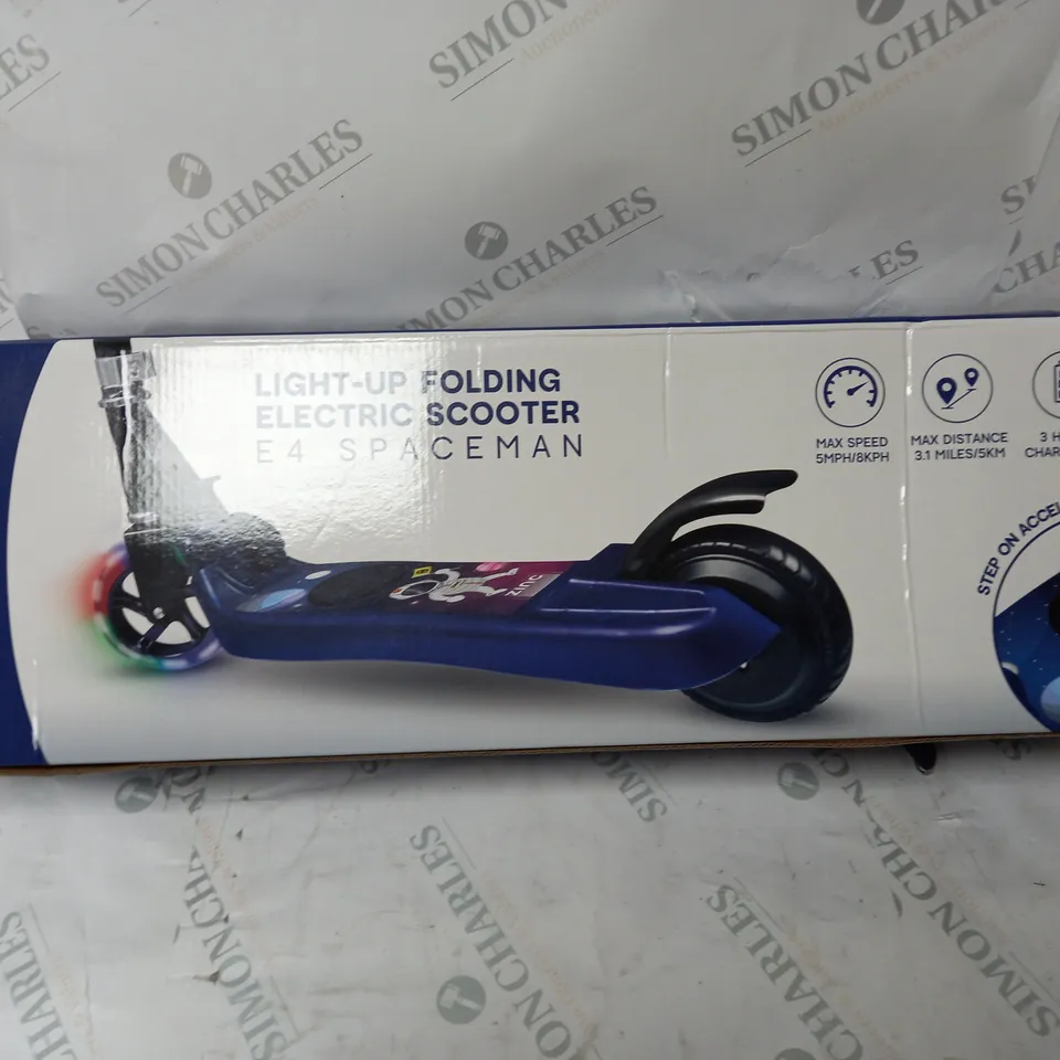 ZINC FOLDING ELECTRIC E4 SCOOTER - SPACE RRP £119.99