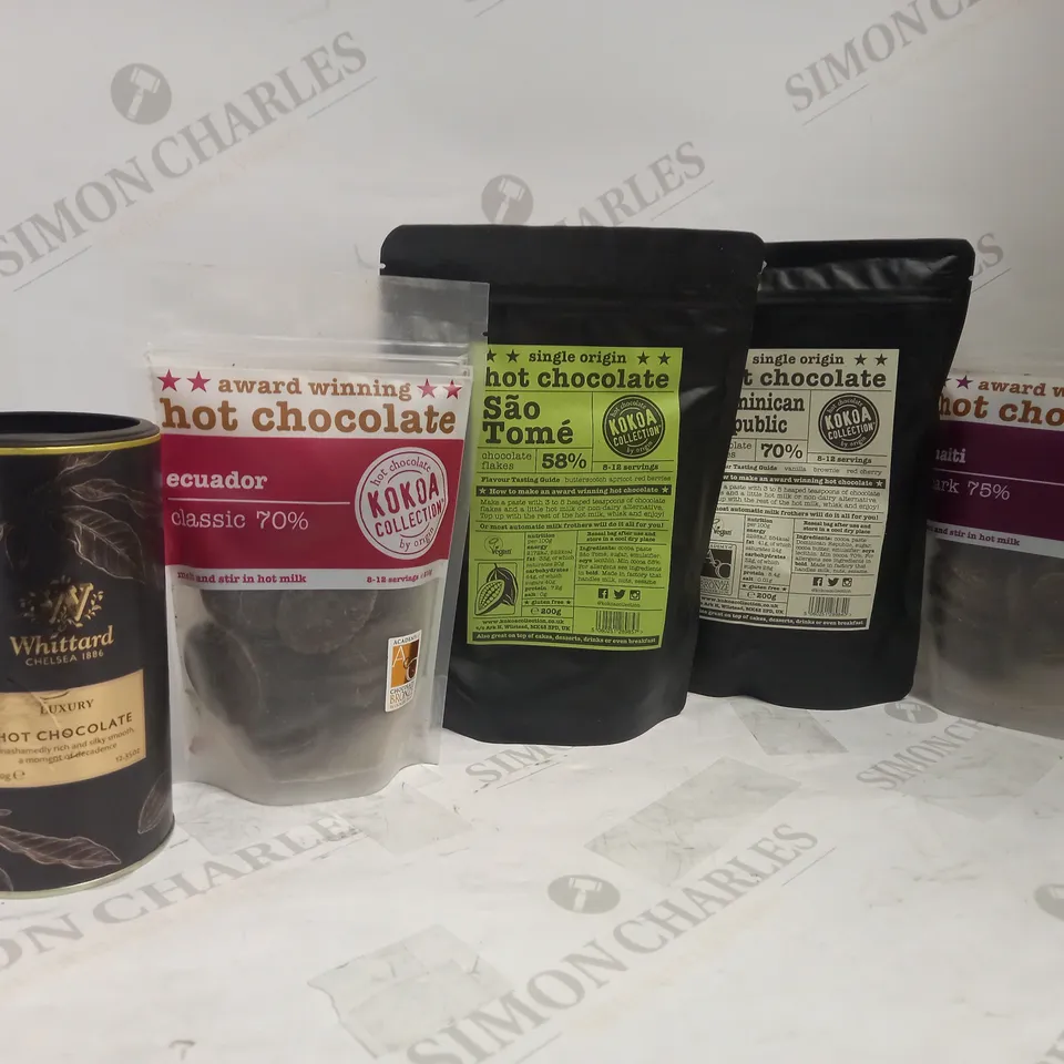 LOT OF 5 HOT CHOCOLATE ITEMS (1170G)