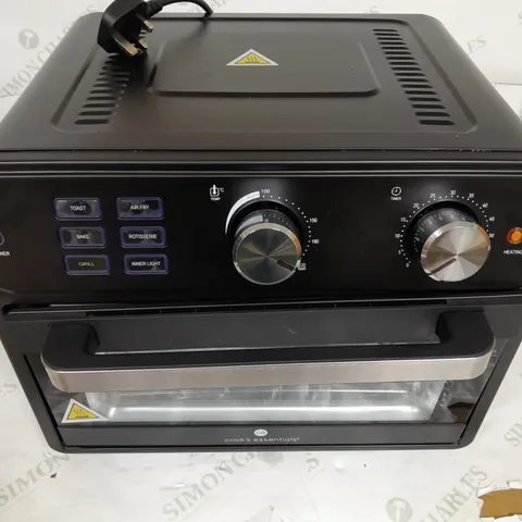 COOK'S ESSENTIAL 21-LITRE AIRFRYER OVEN IN BLACK