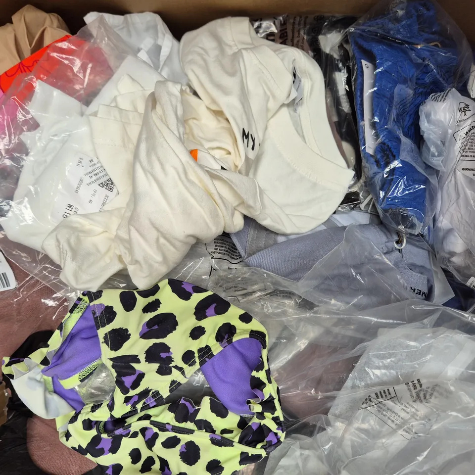 APPROXIMATELY 20 ASSORTED CLOTHING AND FASHION PRODUCTS IN VARIOUS STYLES AND SIZES - COLLECTION ONLY