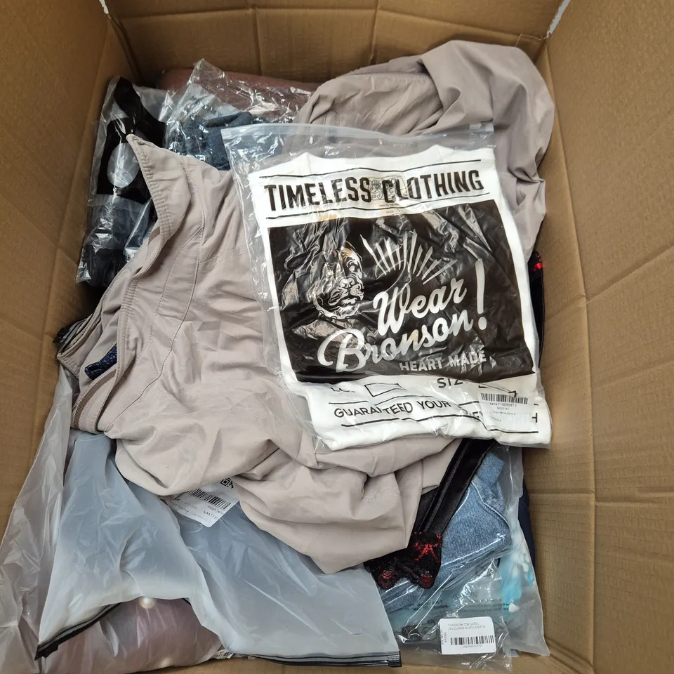 APPROXIMATELY 25 ASSORTED CLOTHING AND FASHION PRODUCTS IN VARIOUS STYLES AND SIZES - COLLECTION ONLY