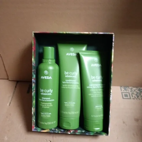 AVEDA CAPTIVATING CURLS BE CURLY ADVANCED STYLING ESSENTIALS GIFT SET – 3-PIECE