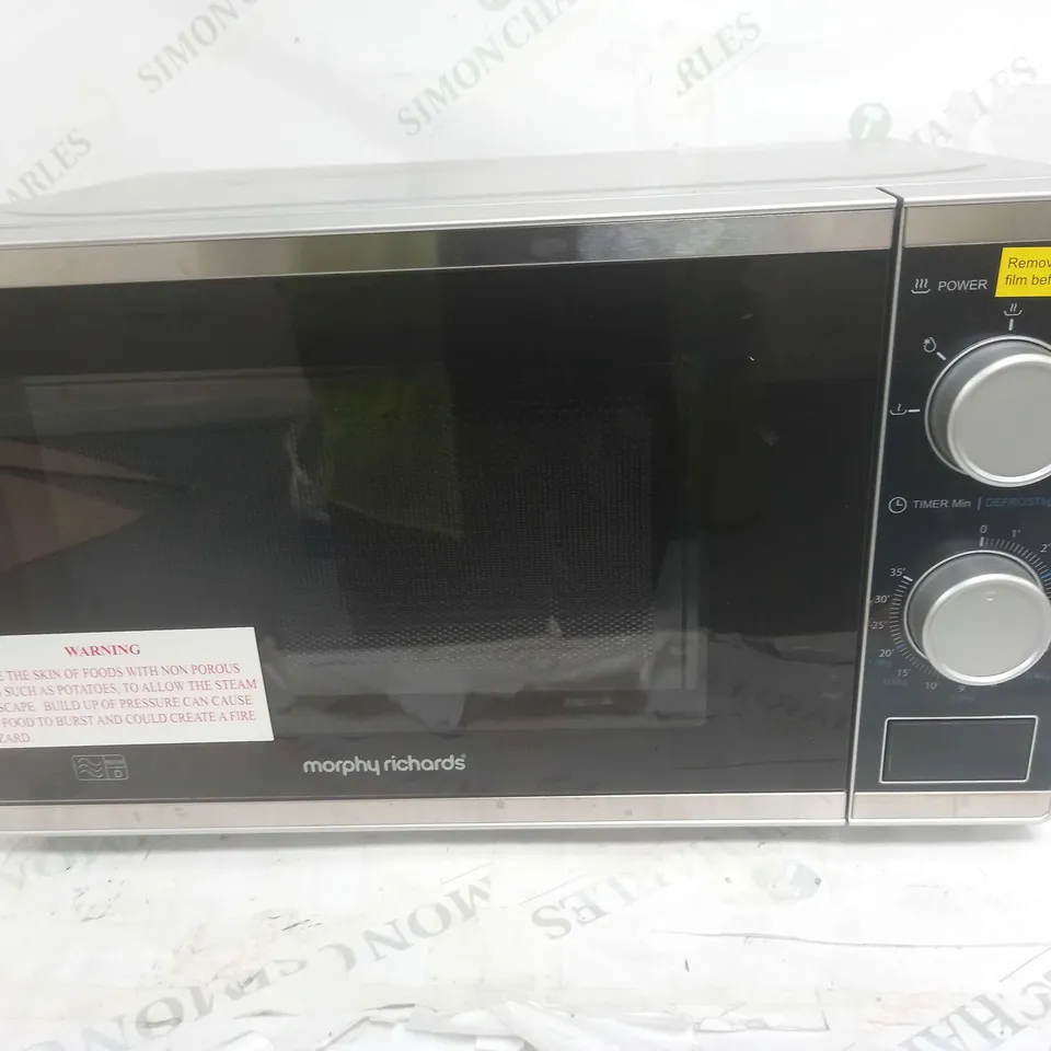 MORPHY RICHARDS 20L 800W STANDARD MICROWAVE