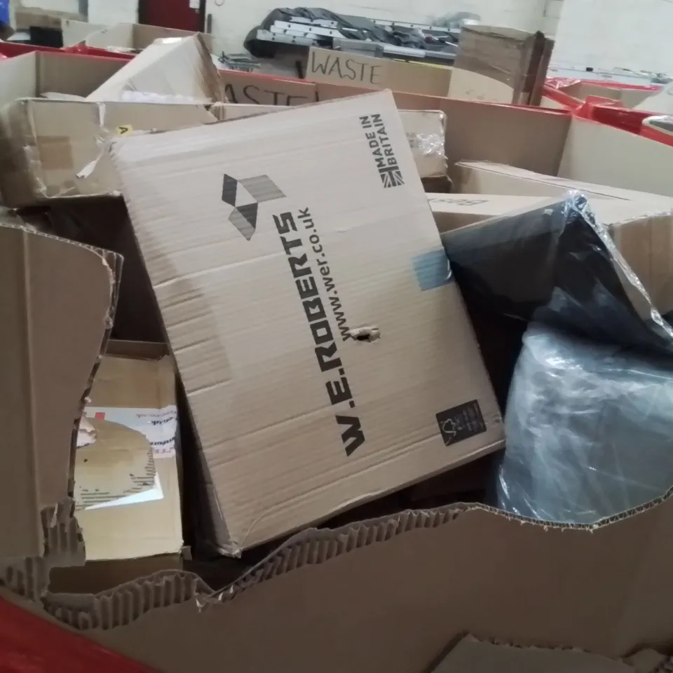 PALLET OF ASSORTED HOUSEHOLD GOODS AND PRODUCTS TO INCLUDE;AREA RUG,SHOERACK,BIRD SCARER KITE