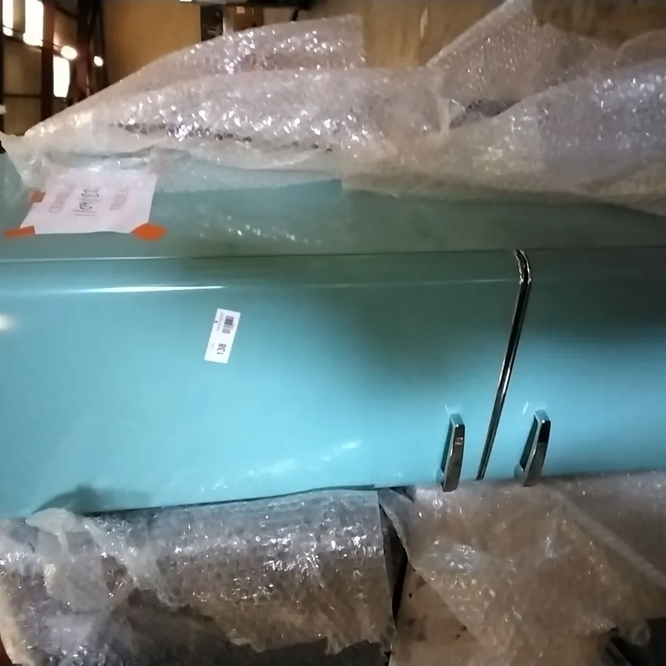 DESIGNER ELECTRIQ 6040 RETRO FREESTANDING FRIDGE FREEZER IN BLUE