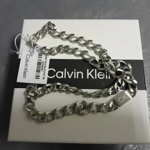 BOXED CALVIN KLEIN CHAIN DETAIL NECKLACE