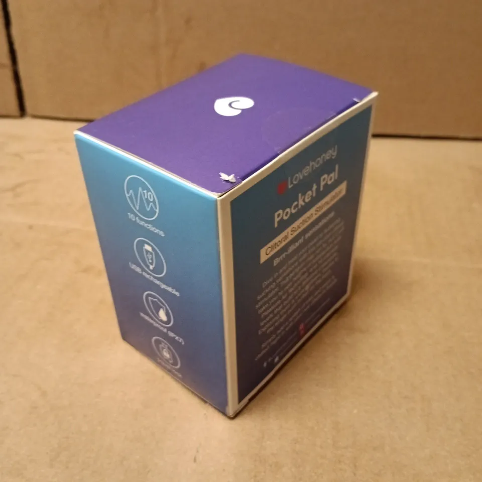 SEALED LOVEHONEY POCKET PAL CLITORAL SUCTION STIMULATOR