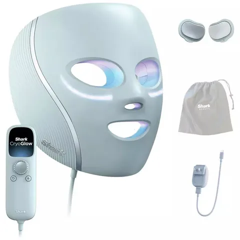 SHARK CRYO GLOW UNDER-EYE COOLING LED ANT-AGING MASK WITH CHARGING STAND