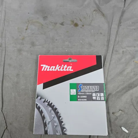 MAKITA CIRCULAR SAW BLADE 165MM, 20MM BORE – WOOD, 40 TEETH