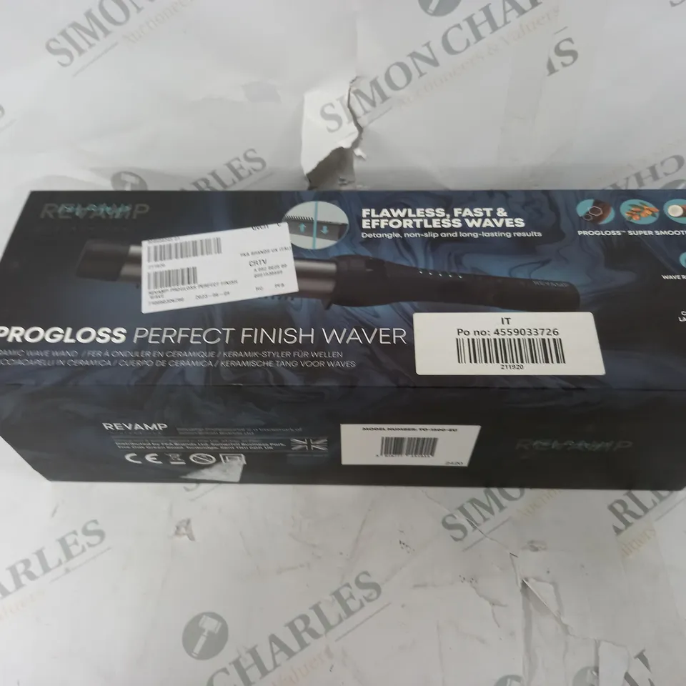 BOXED REVAMP PROGLOSS PERFECT FINISH WAVER  