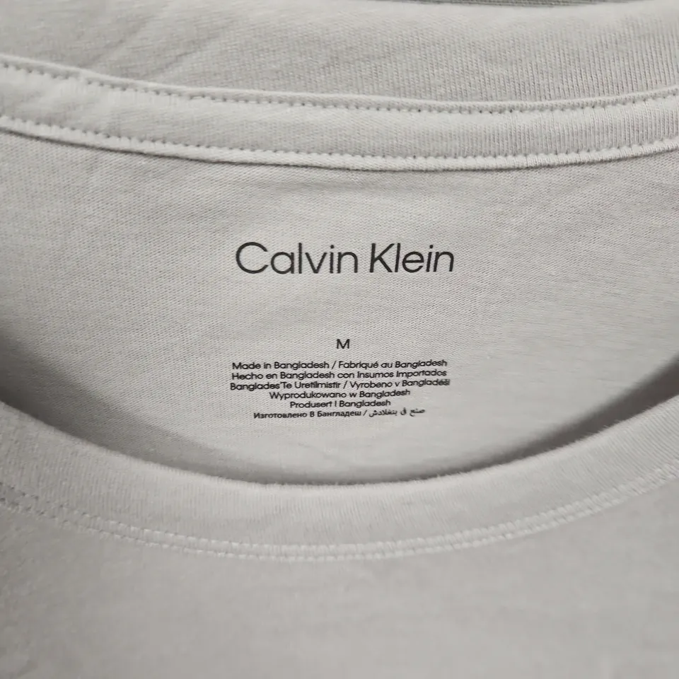 CALVIN KLEIN T-SHIRT – LIGHT GREY, SIZE M